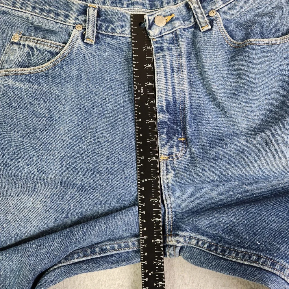 Wrangler Jeans Mens 36x30 Blue Denim 5-Pocket Workwear‎ Authentic Straight Leg